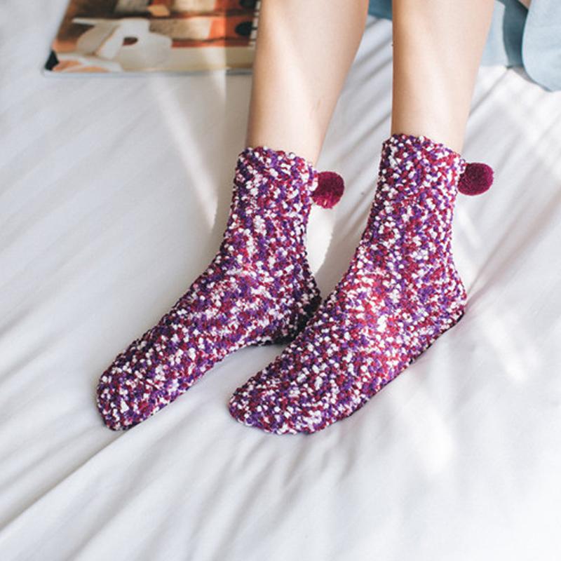 BowLift | Coral Fleece Cupcake Socks