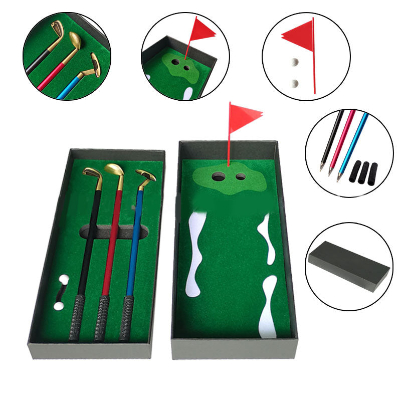 Golf gift with putting green Bowlift