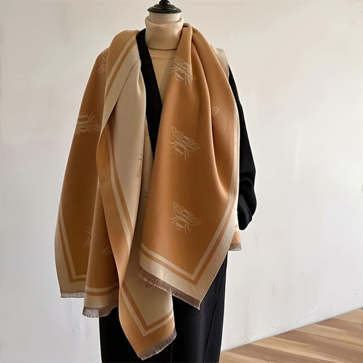 BowLift | Nuvia Bee Pattern Winter Scarf