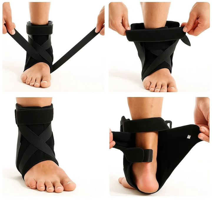 SteadyStep | Ankle Support Brace – Sprain Stabilisation – Soft Low-Bulk Support – Prevents Twisting – Speeds Recovery – Reduces Swelling Bowlift