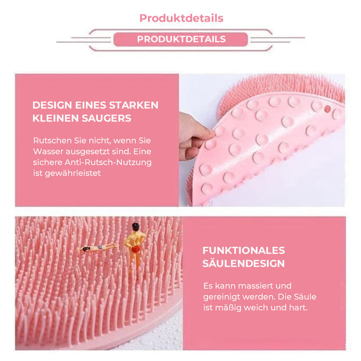 BowLift | Foot and back scrubber for the shower, massage pad