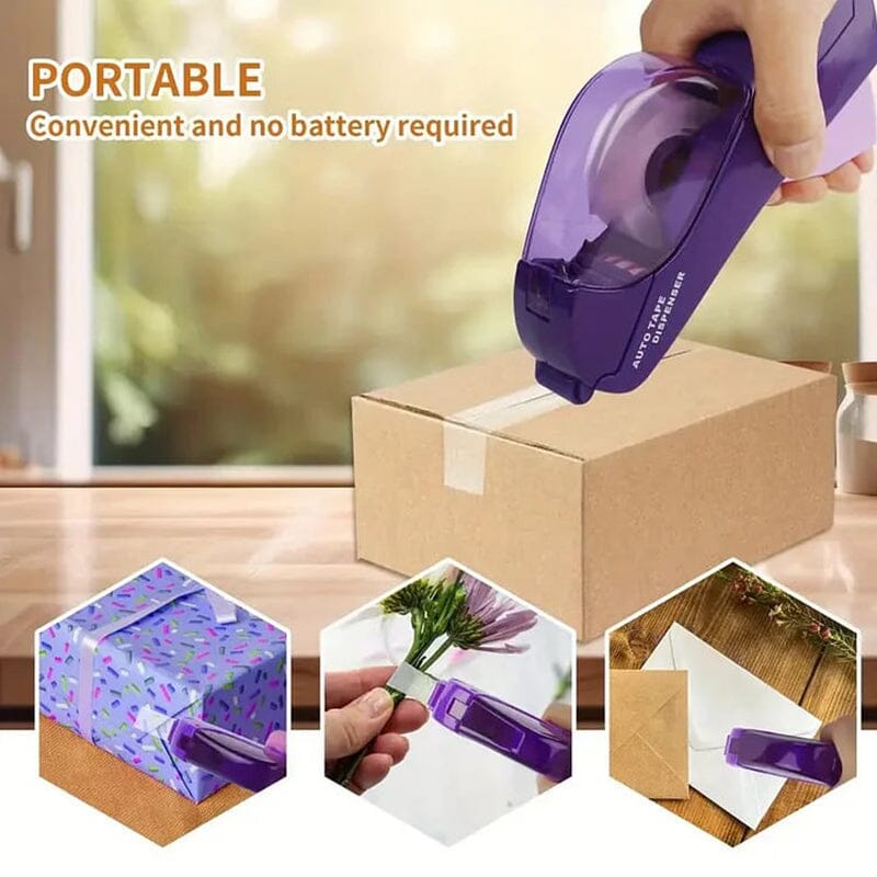 Automatic Tape Dispenser, All-inclusive Handheld Tape Cutter | Bowlift
