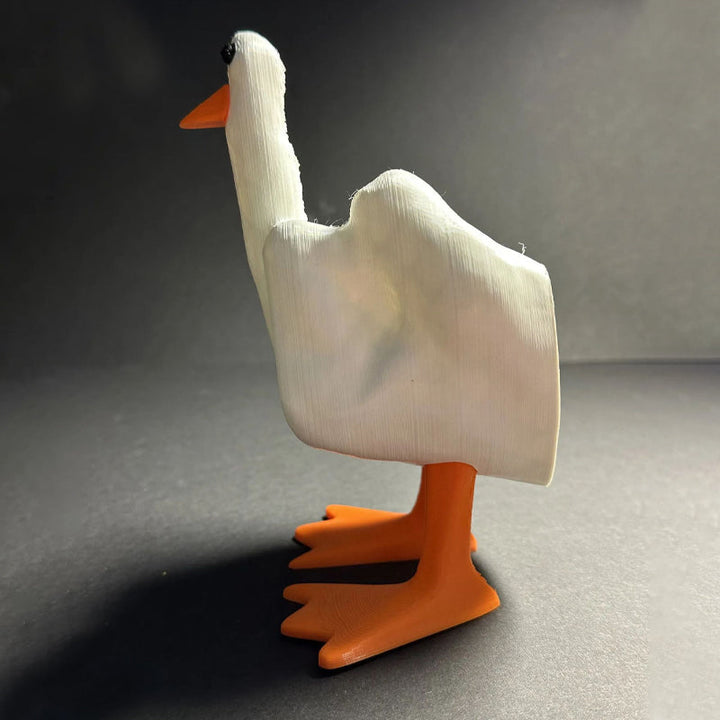 BowLift | Duck ornament in the shape of the middle finger
