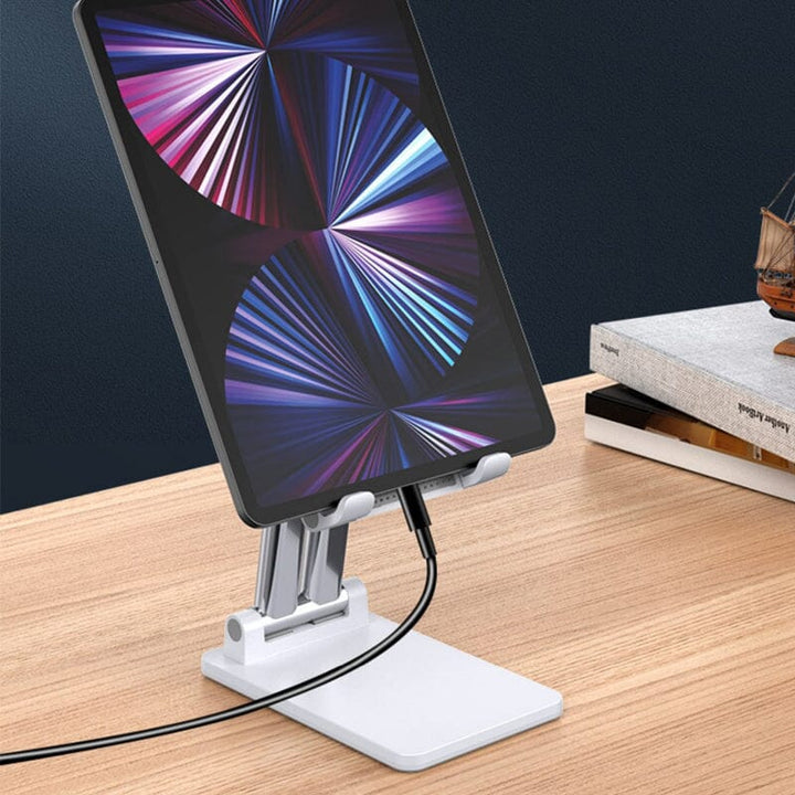 BowLift | Foldable or white pole phone desk holder