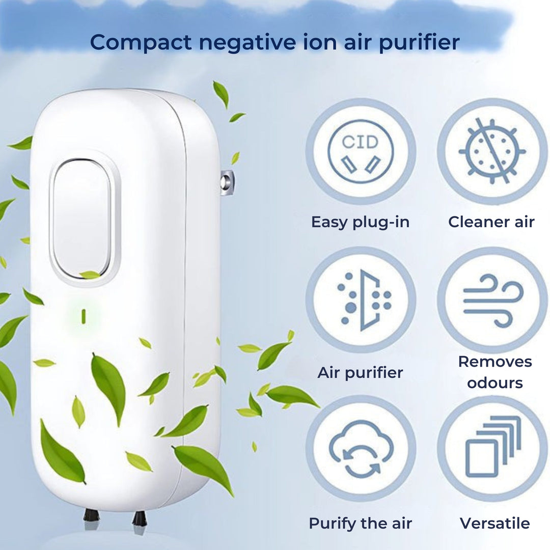 in Air Purifier – Negative Ion – Ultra-quiet ≤ 5 dB – Removes Smoke Odours & Pet Dander – Clean Fresh Air for Bedrooms Bowlift