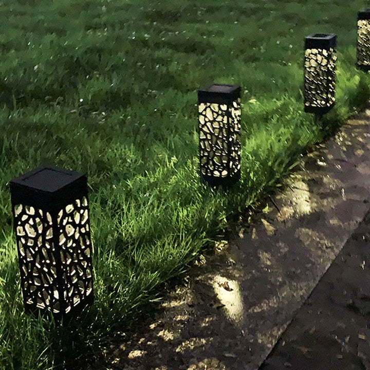 Creative Hollow Square Column LED Outdoor Lawn Ground Insert Landscape Light | Bowlift