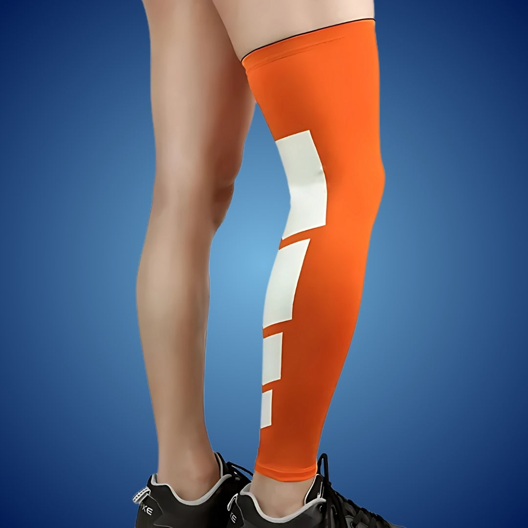 LegVital Full-Leg Compression Sleeve for Optimized Blood Circulation, Muscle Support, and Fast Recovery for Athletes and Versatile Use Bowlift