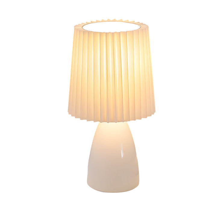 BowLift | Dimmable Desk Lamp | Glass Base with USB Port for Adjustable Lighting in Home Office or Study | Pink Shade Lamp