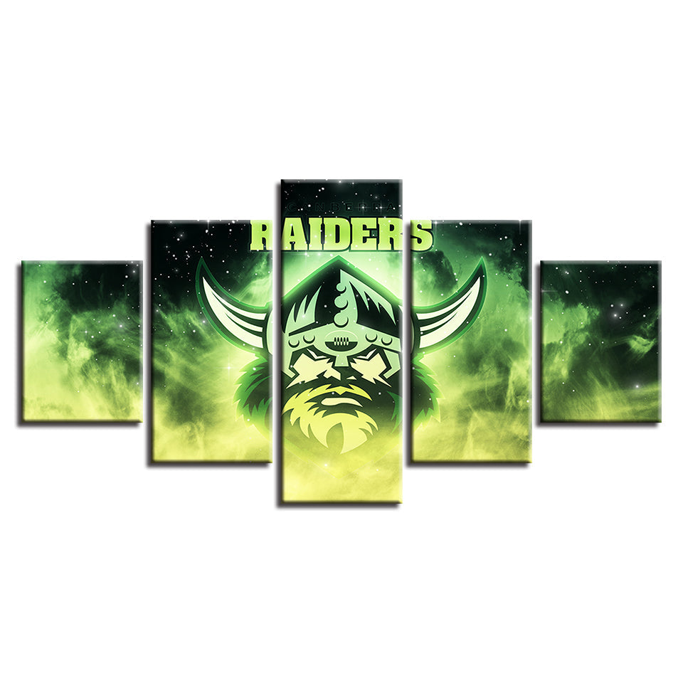 Glowering Raiders 5 Piece - Canvas Wall Art Painting | Bowlift