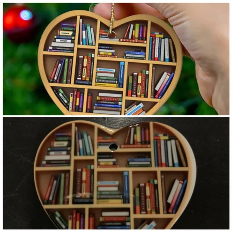 BowLift | Cute Heart-Shaped Bookshelf Decoration