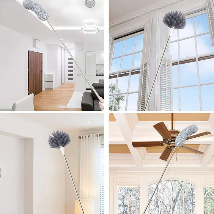 BowLift | Extendable washable curved microfiber duster