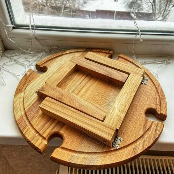 WineNest - Stylish Folding Picnic Table for Wine Bowlift