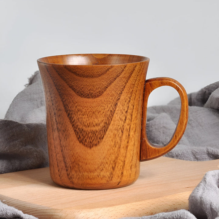 BowLift | Rustic Japanese Style Wooden Mug