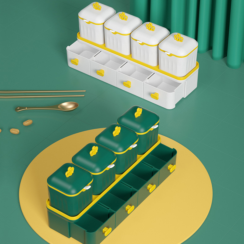 Double spice box set with drawers | Bowlift