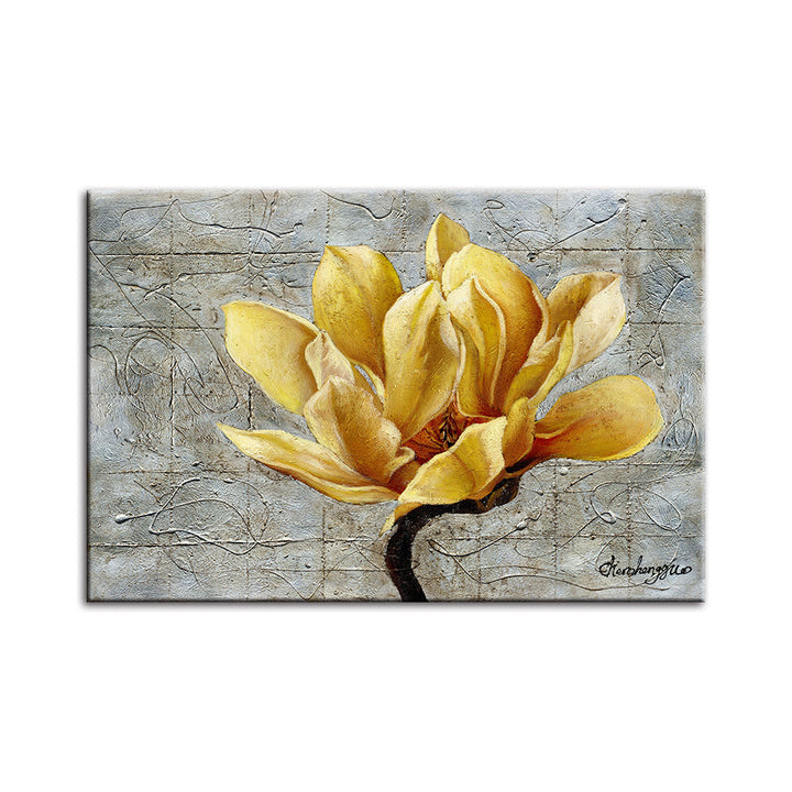 Yellow Lily - Canvas Wall Art Painting | Bowlift