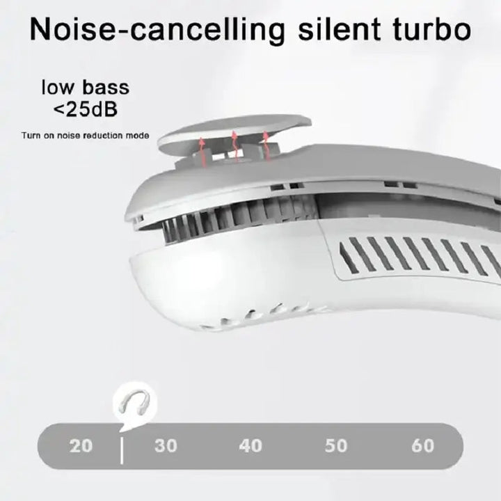 BowLift | Portable Neck Fan with 360 Cooling Airflow