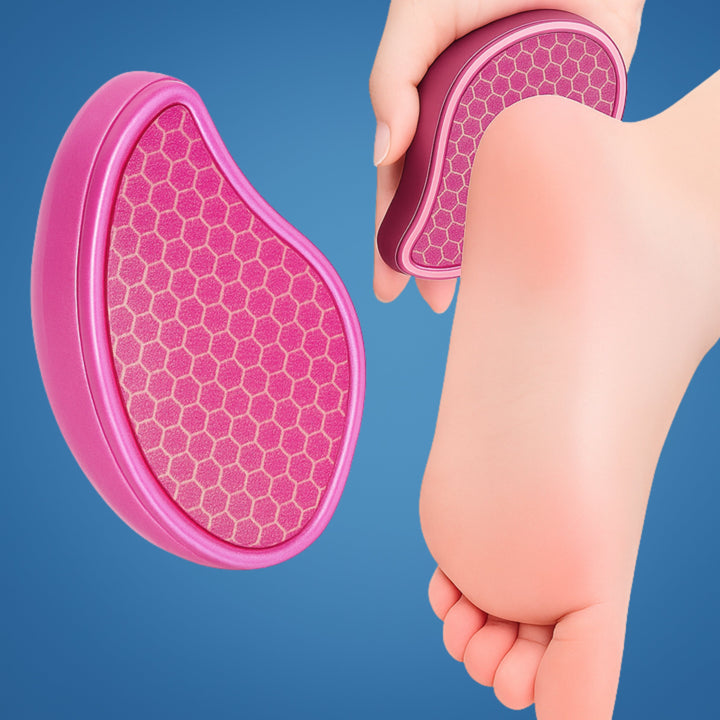 Skin Remover – Nano Glass Surface – Washable & Gentle – Smooth Cracked Heels at Home Bowlift