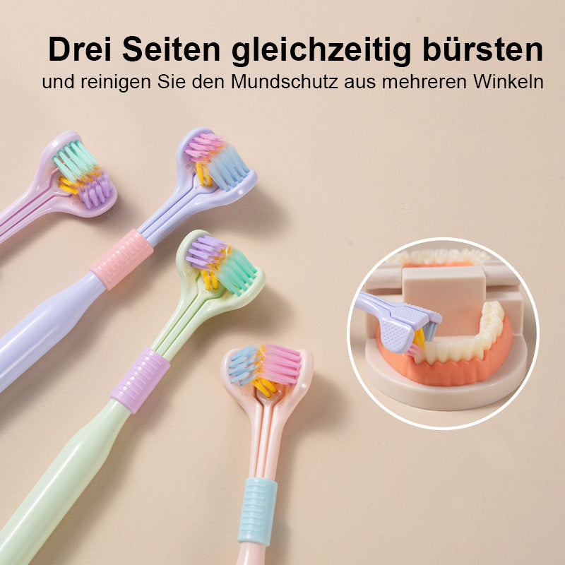 BowLift | Three-sided soft hair toothbrush