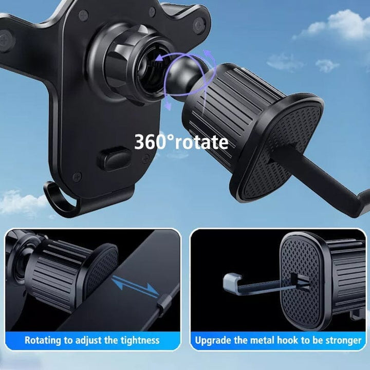 Hook Mount Car Phone Holder Bowlift