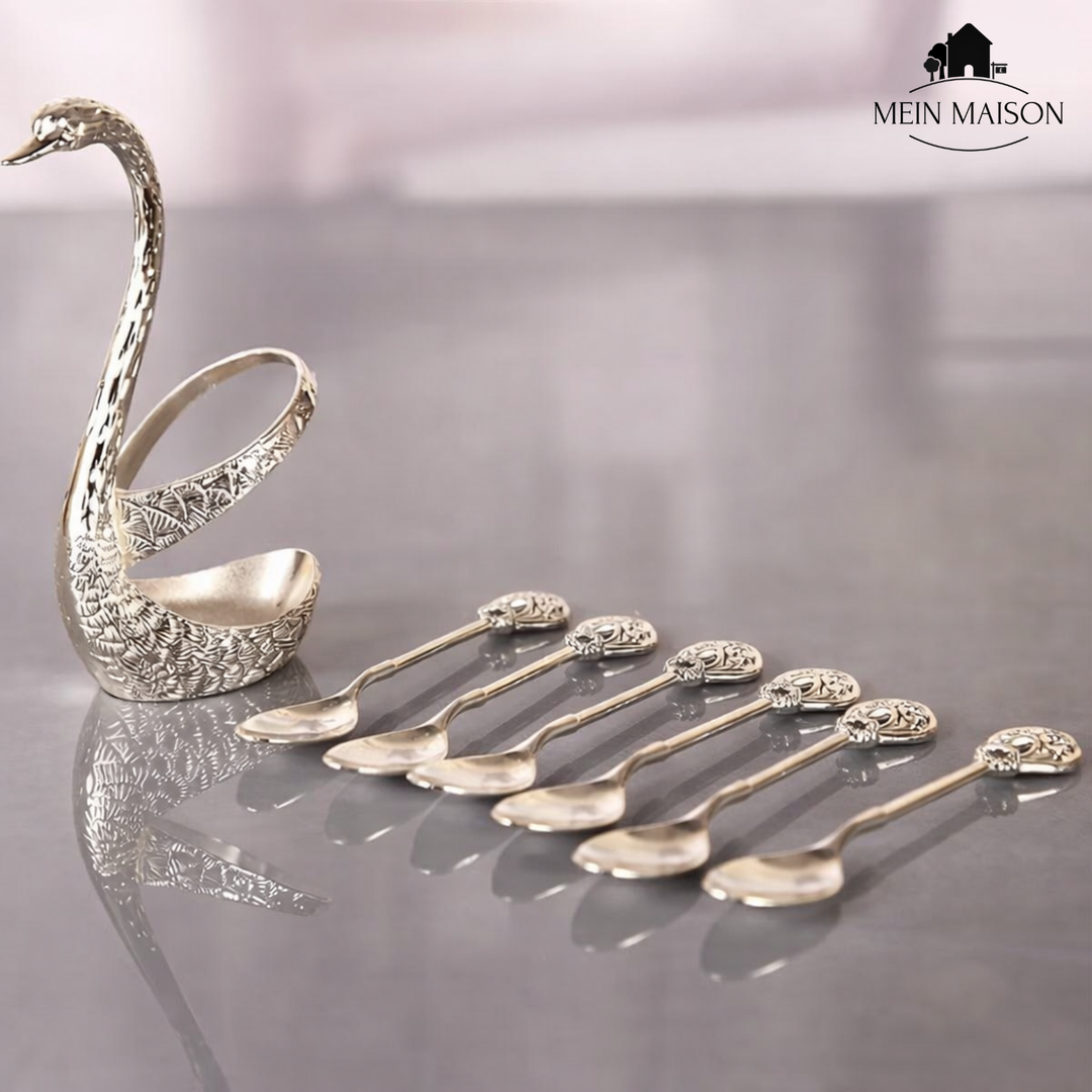 BowLift | SwanLuxe – Enhance coffee experiences with stylish swan-shaped spoons