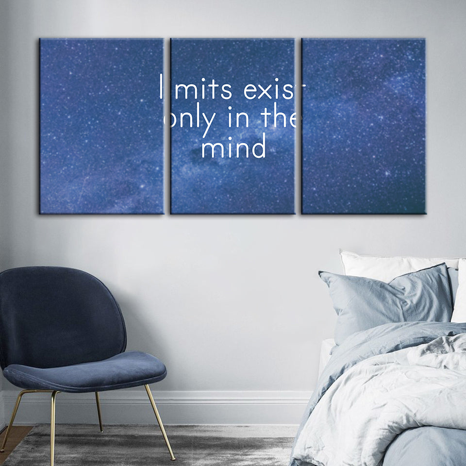 Only In The Mind 3 Piece - Canvas Wall Art Painting | Bowlift