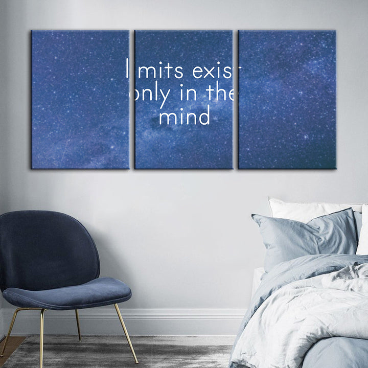 Only In The Mind 3 Piece - Canvas Wall Art Painting | Bowlift
