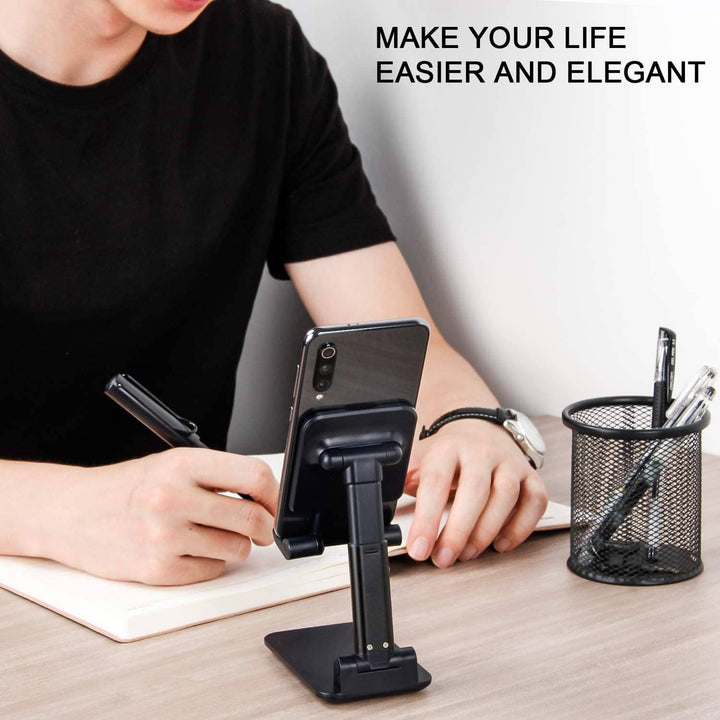 BowLift | Foldable or white pole phone desk holder