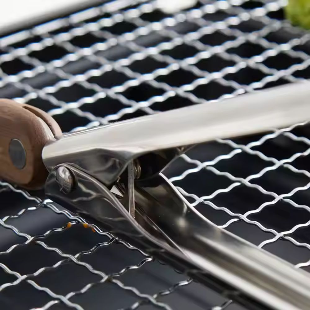 BowLift | Heritage Wood & Steel Tongs | Set of 2