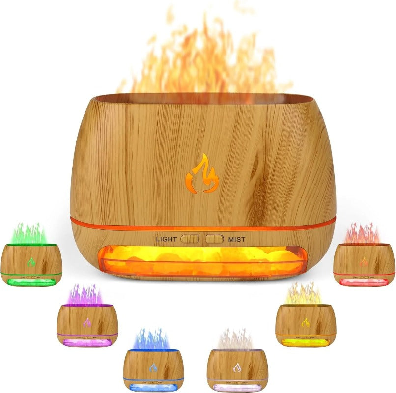 Woyuosn 3-in-1 Himalayan Salt Rock Scent Diffuser Bowlift