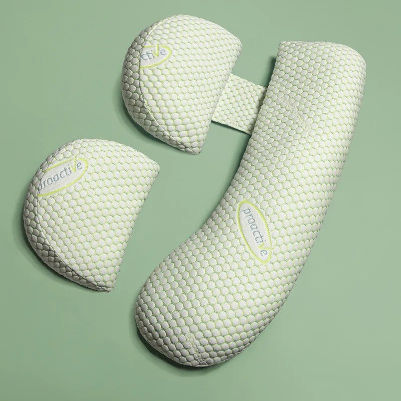 ComfyMama U-shaped pregnancy pillow – Full body support & washable cover | Bowlift