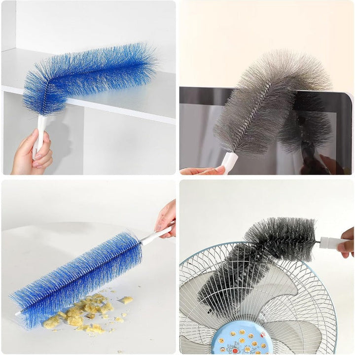 Flexible Microfiber Fan Duster Brushes – Reusable Cleaning Tools for Blades, Vents & Blinds Bowlift