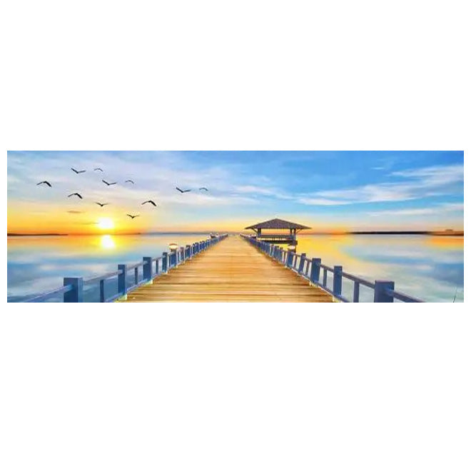 Mountain Lake Forest Wilderness Wall Art Large Format Canvas Prints Wide Format Landscape Picture For Above The Sofa Or Above The Bed | Bowlift