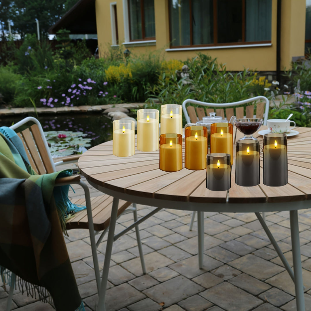 FlamelessGlow - Magical LED Candle Set with Remote Control Bowlift