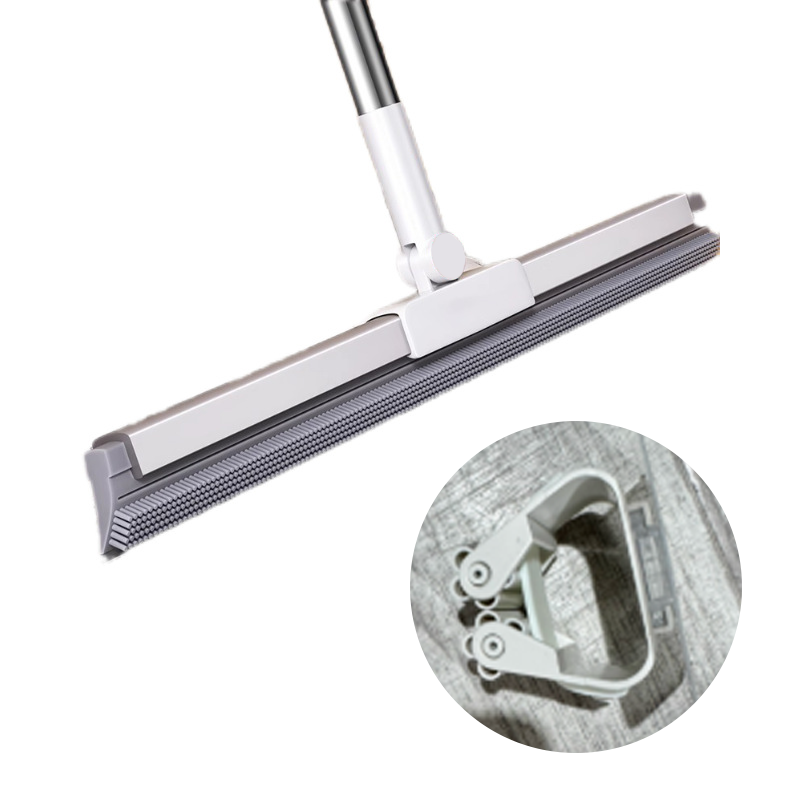 Floor wiper with rubber lip & TPE bristles | Bowlift