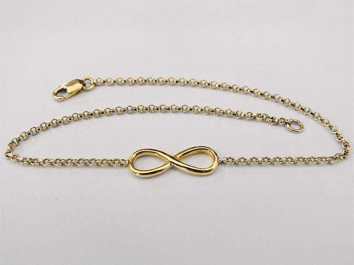 BowLift | Infinity Vermeil Yellow Gold Chain Bracelet