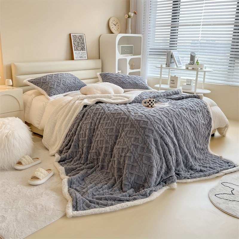 BowLift | Vintage Luxe Reversible Fleece Blanket - Essential for Winter