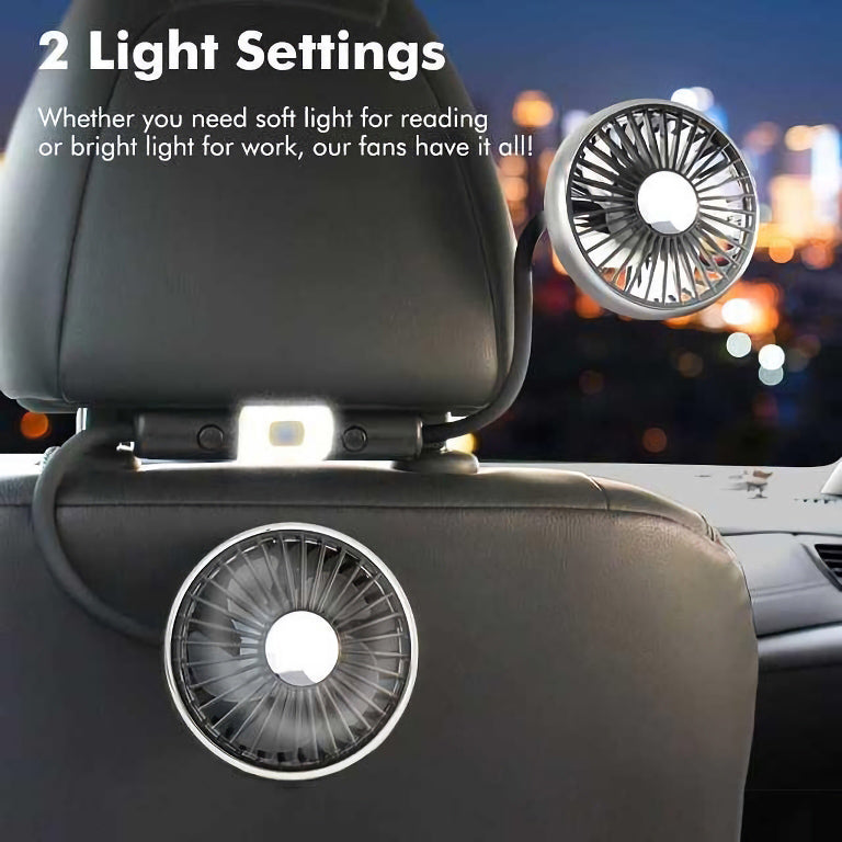 Summer Dual-Head USB Hose Fan | Bowlift