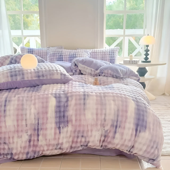Cozy Plush Bedding Set – Warm and Soft for Autumn & Winter | ReversiBowlifte Design in Rabbit Fur & Milk Velvet | Bowlift