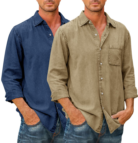 BowLift | Long sleeve button shirt for men