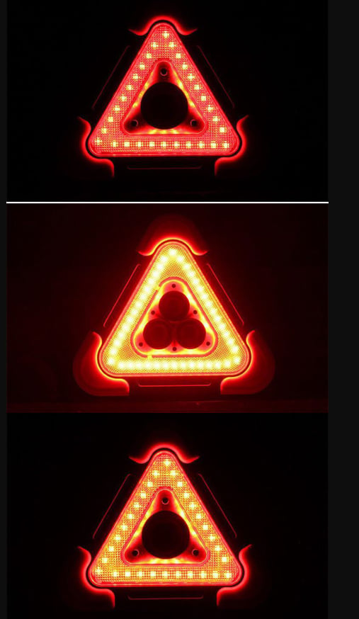 BowLift | LED Emergency Light Triangle Solar Safety Lamp