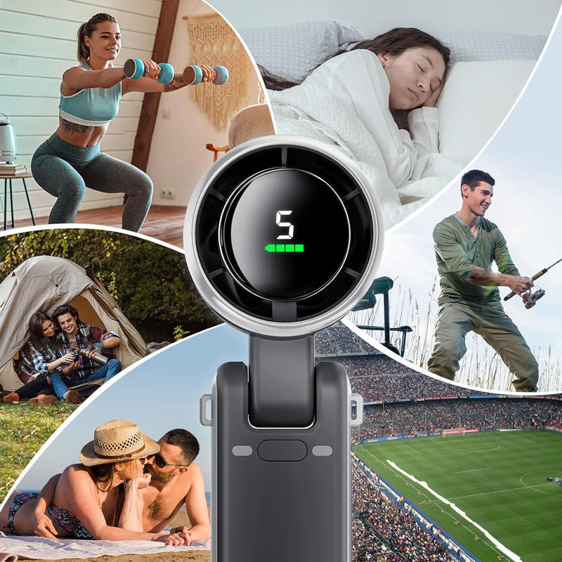 5-Speed Foldable Handheld Fan | Bowlift