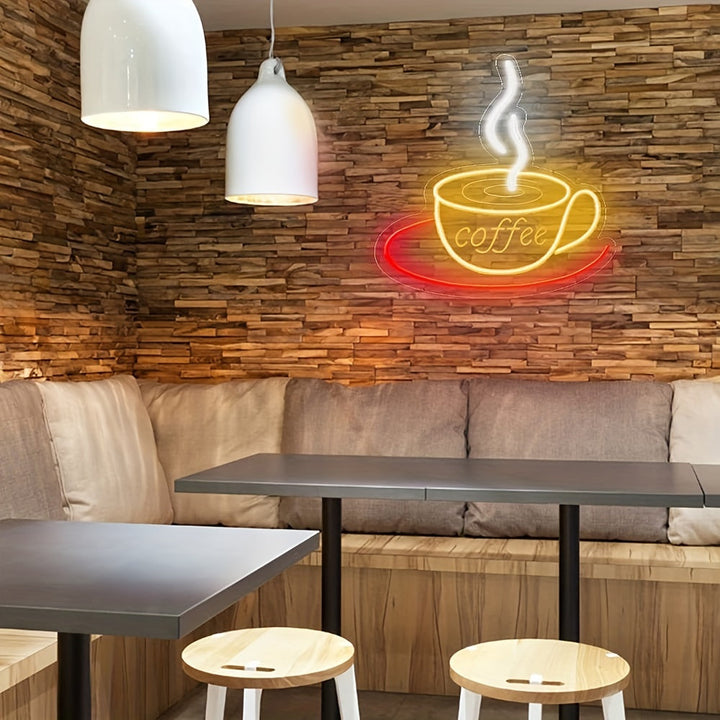 BowLift | LED Neon Coffee Mug Wall Light