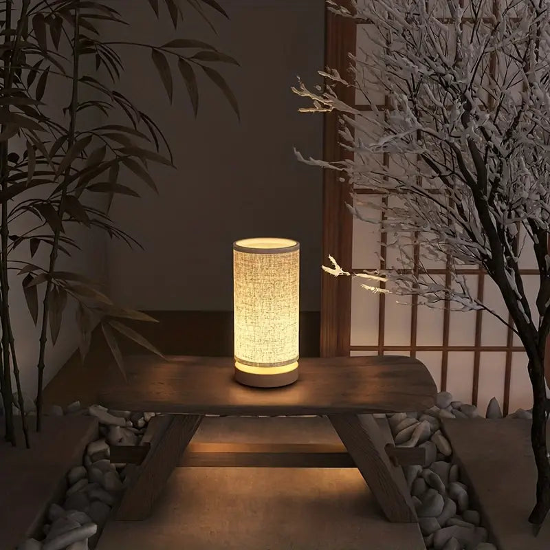 BowLift | Linen Look Night Lamp with Modern Design – For a Cozy Atmosphere