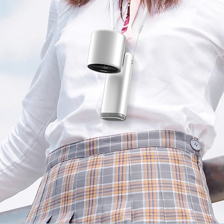 Folding Mini Handheld High-Speed USB Rechargeable Turbo Fan | Bowlift