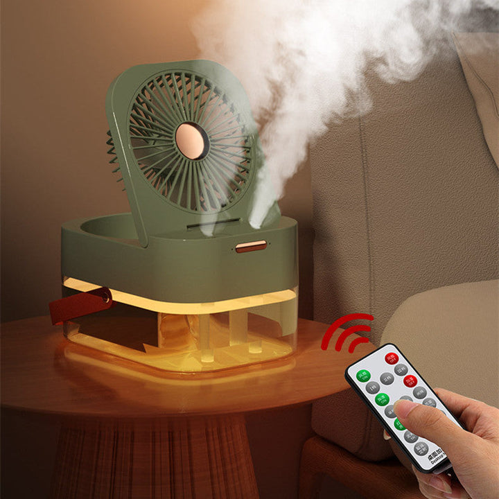 Portable Spray Fan With Night Light | Bowlift