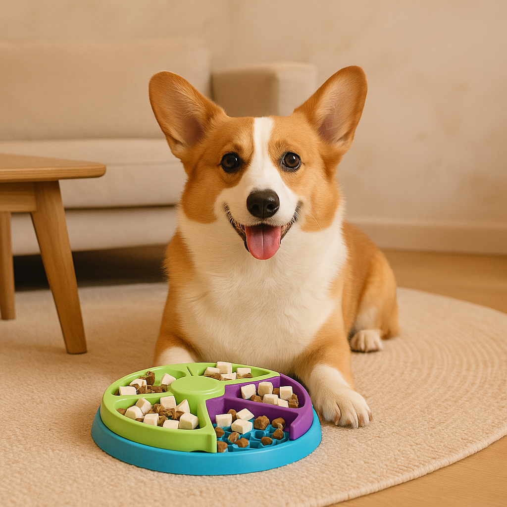 BowLift | FurryYum - Captivating slow feeder as a puzzle game for pets to eat and play