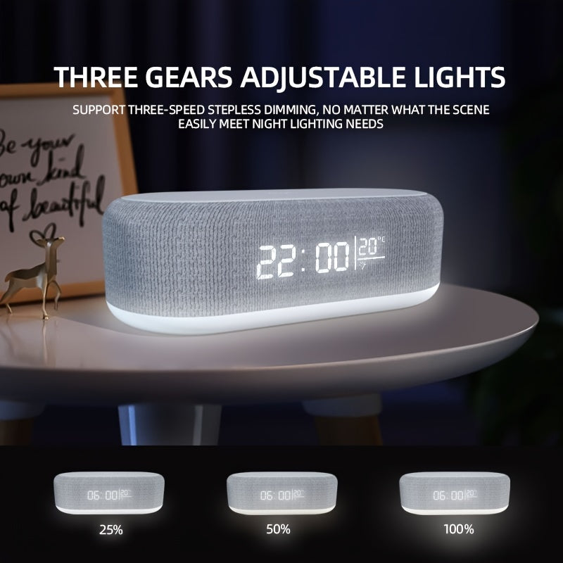 Wireless Charging Station | With Alarm Clock and Temperature Display | Bowlift