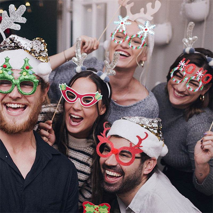 BowLift | Christmas Creative Party Gathering Dress Up Glasses