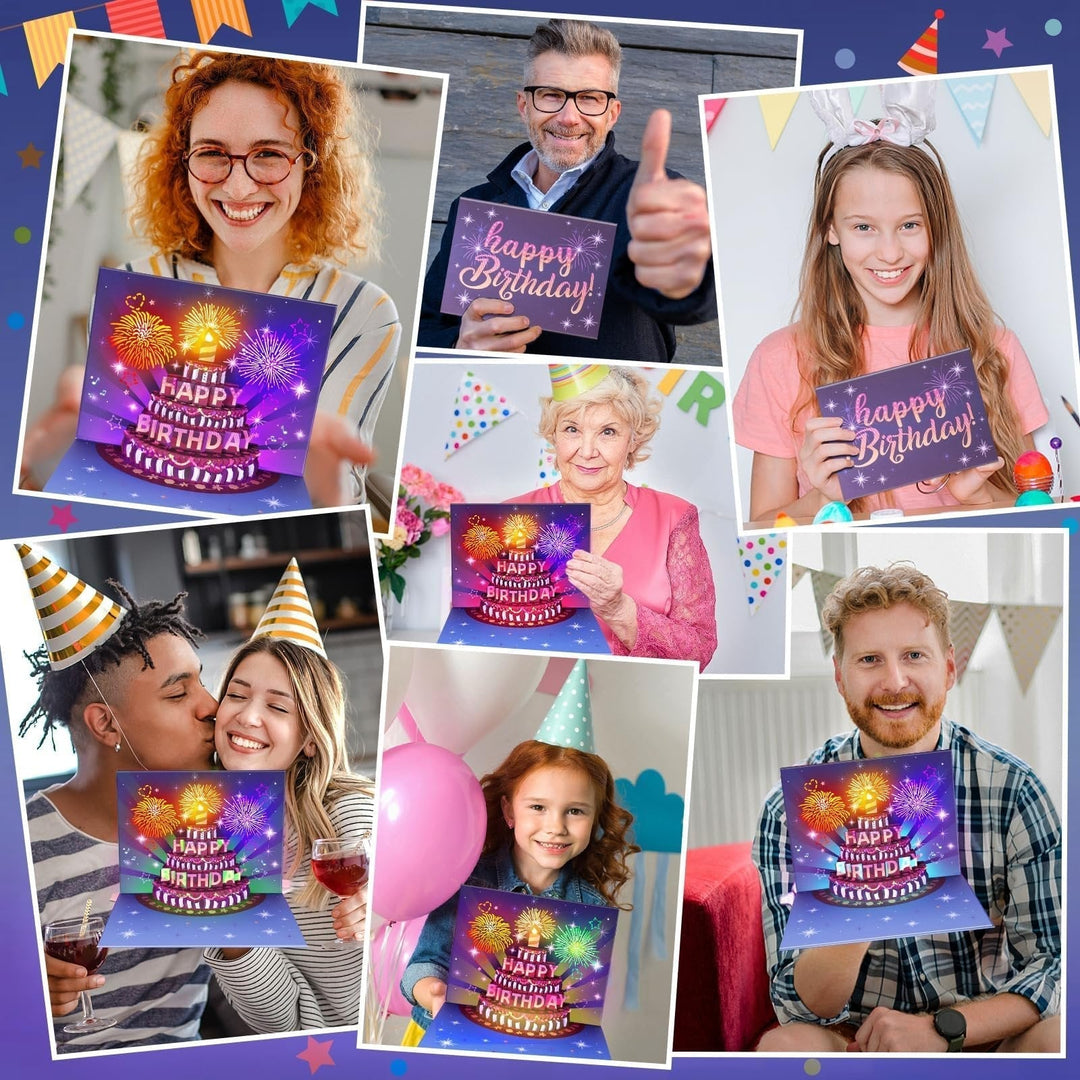 BowLift | Blow-Out LED Musical 3D Birthday Card