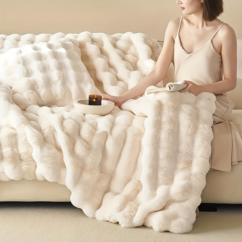 BowLift | Elegant Rabbit Fleece Blanket - Luxury and Durable